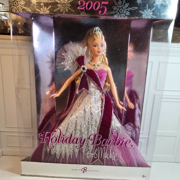 Bob Mackie 2005 Christmas Barbie RARE! - Picture 7 of 10